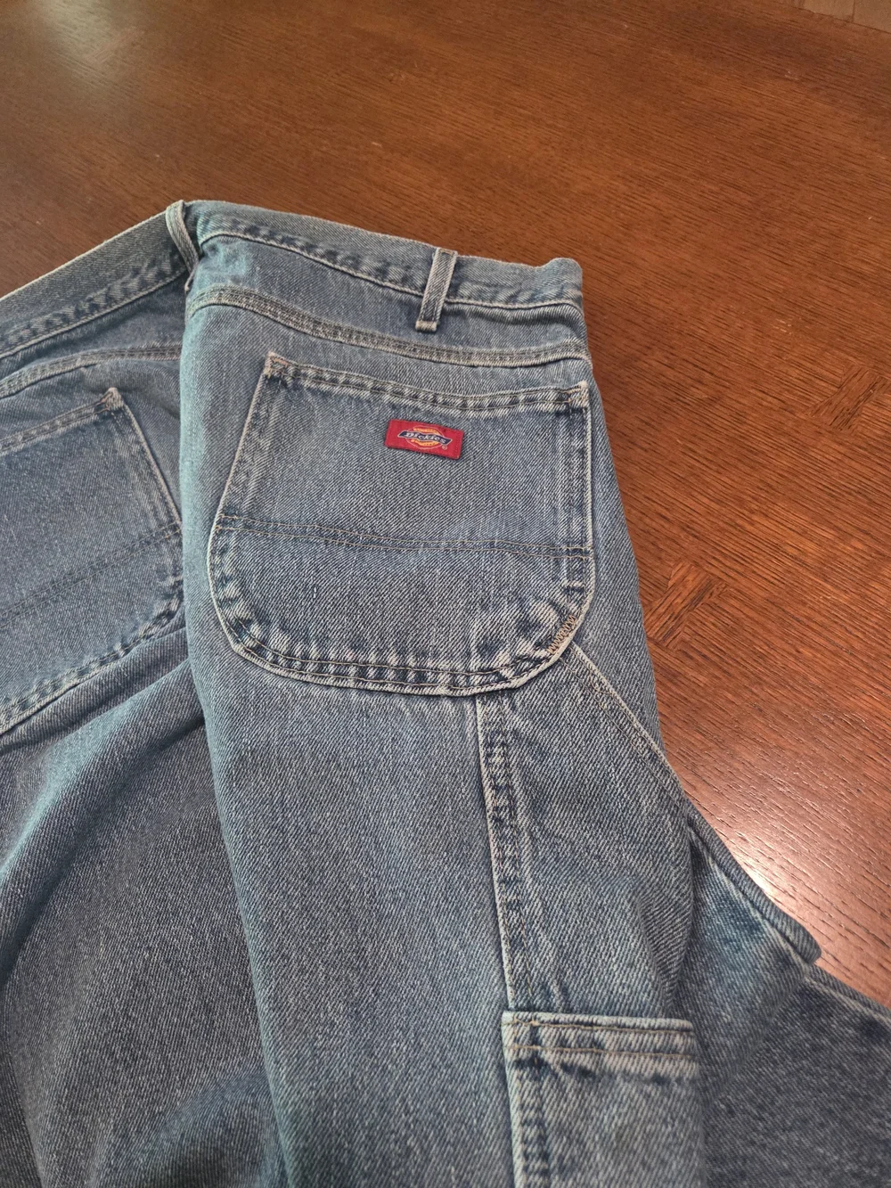 Dickies Carpenter Jeans in Faded Blue Denim TWO PAIRS